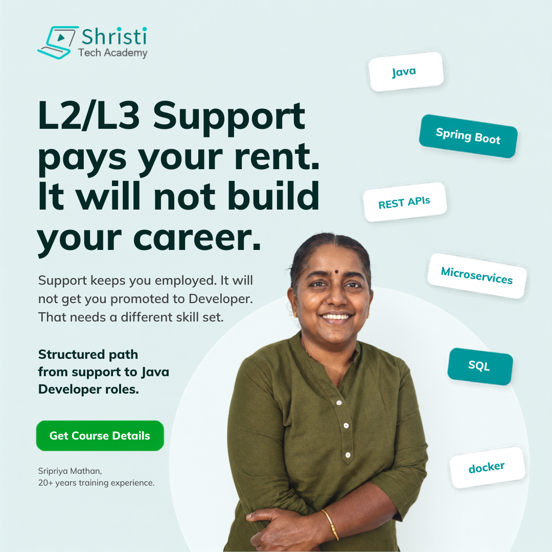 Shristi Tech Academy historical ad creative 3