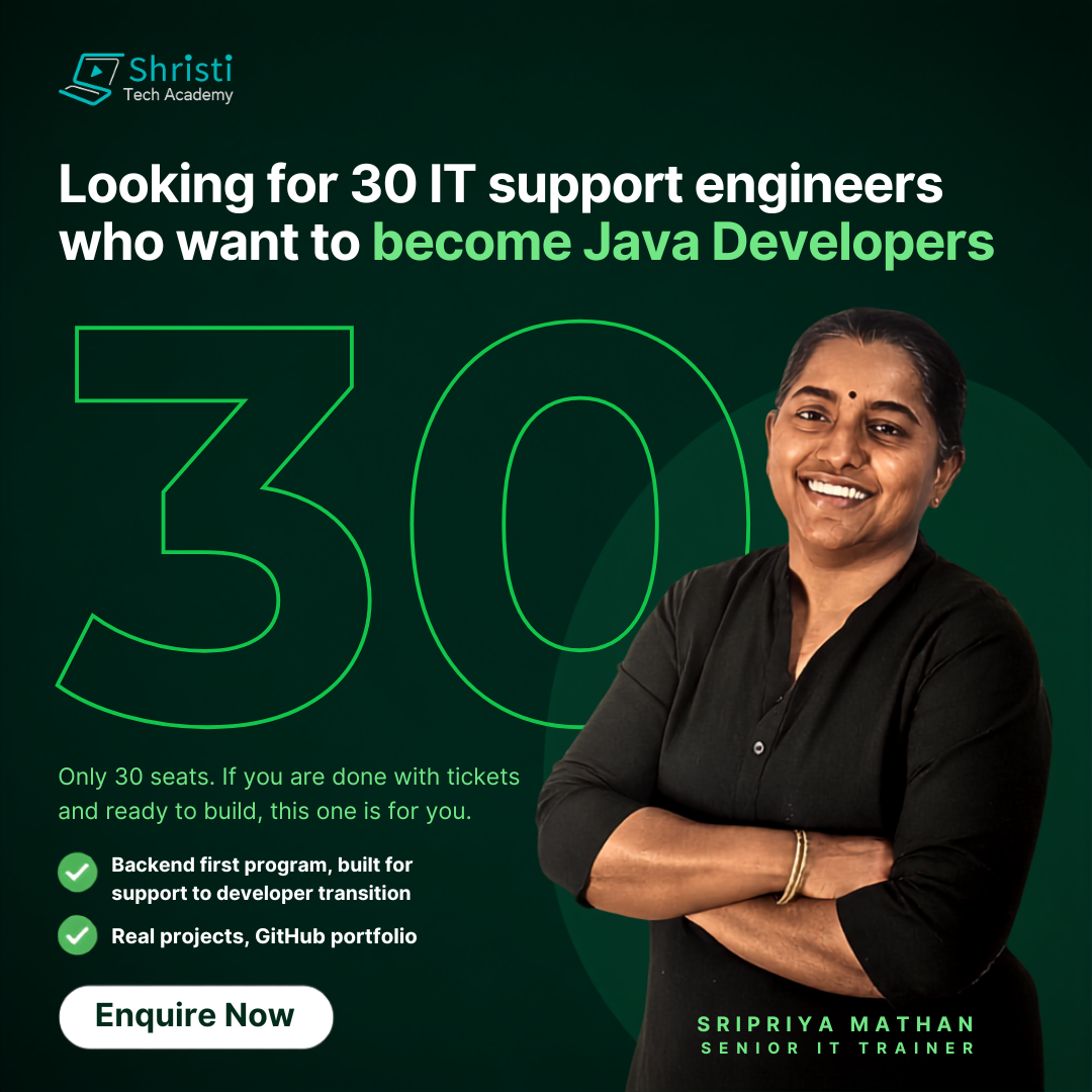 Shristi Tech Academy historical ad creative 2